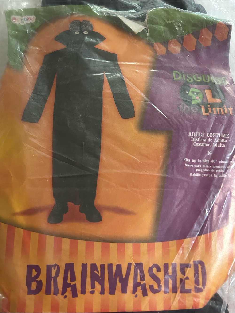 Brainwashed Adult Black Halloween Costume by Disguise
